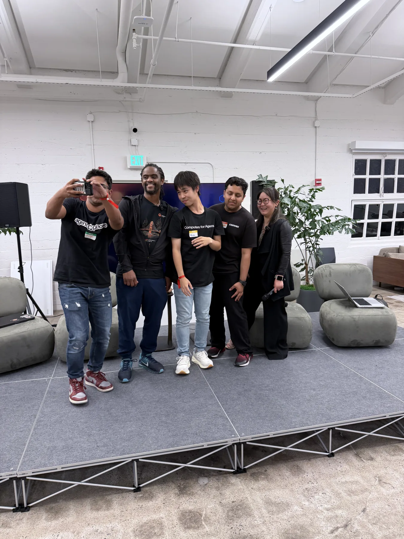 JacHacks SF organizers celebrating
