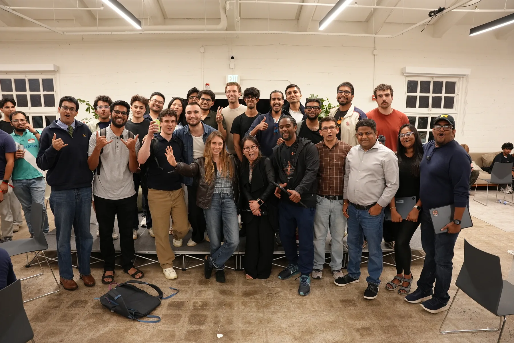 Full group photo at the JacHacks SF closing