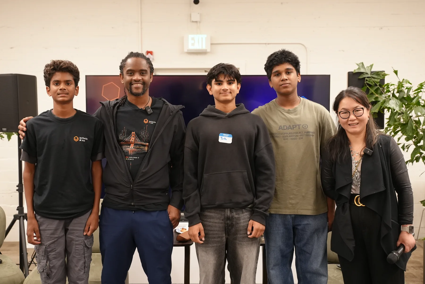 Winning team at JacHacks SF