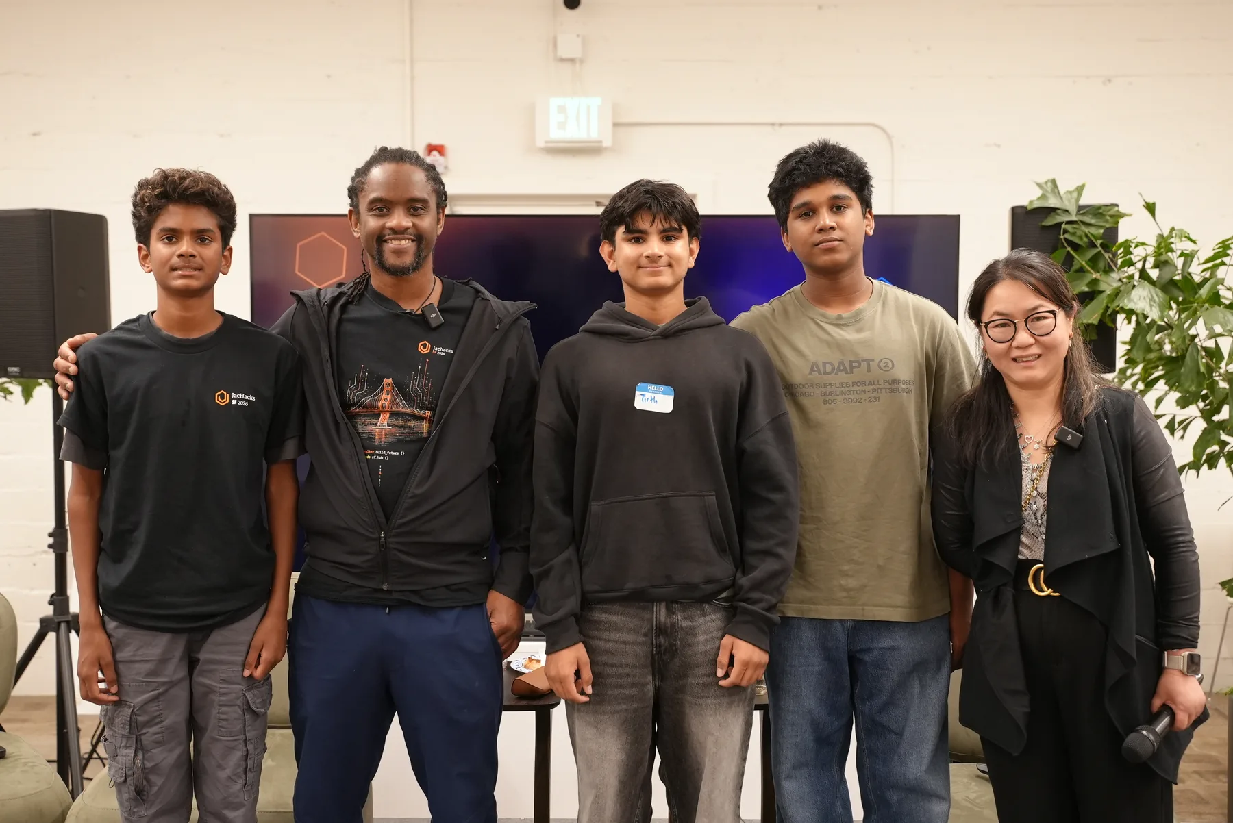 Winning team at JacHacks SF