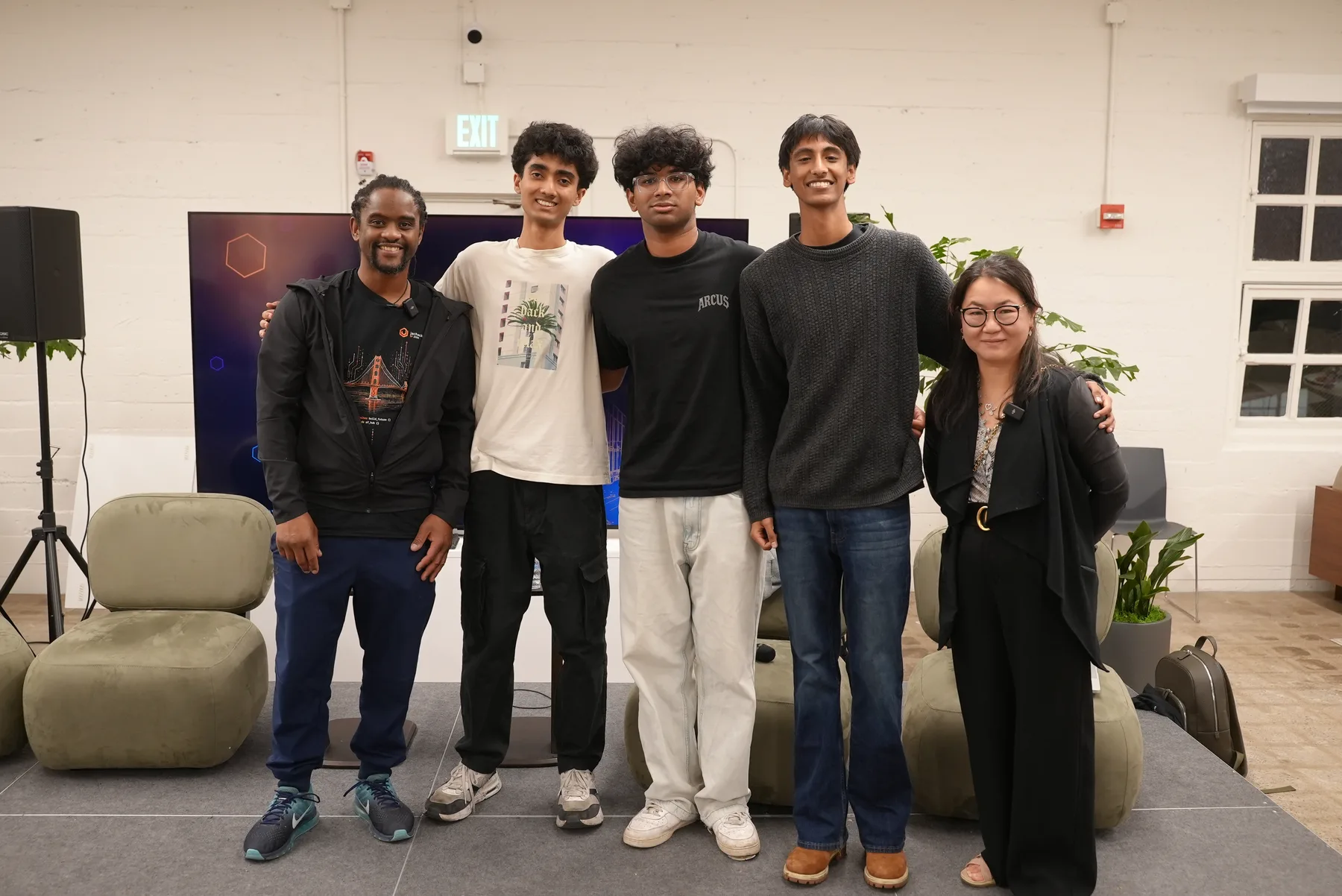 Winning team at JacHacks SF