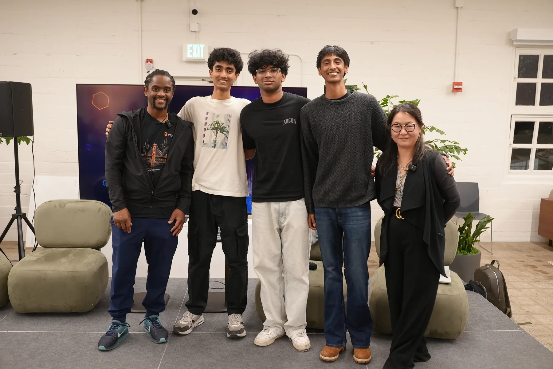 Winning team at JacHacks SF