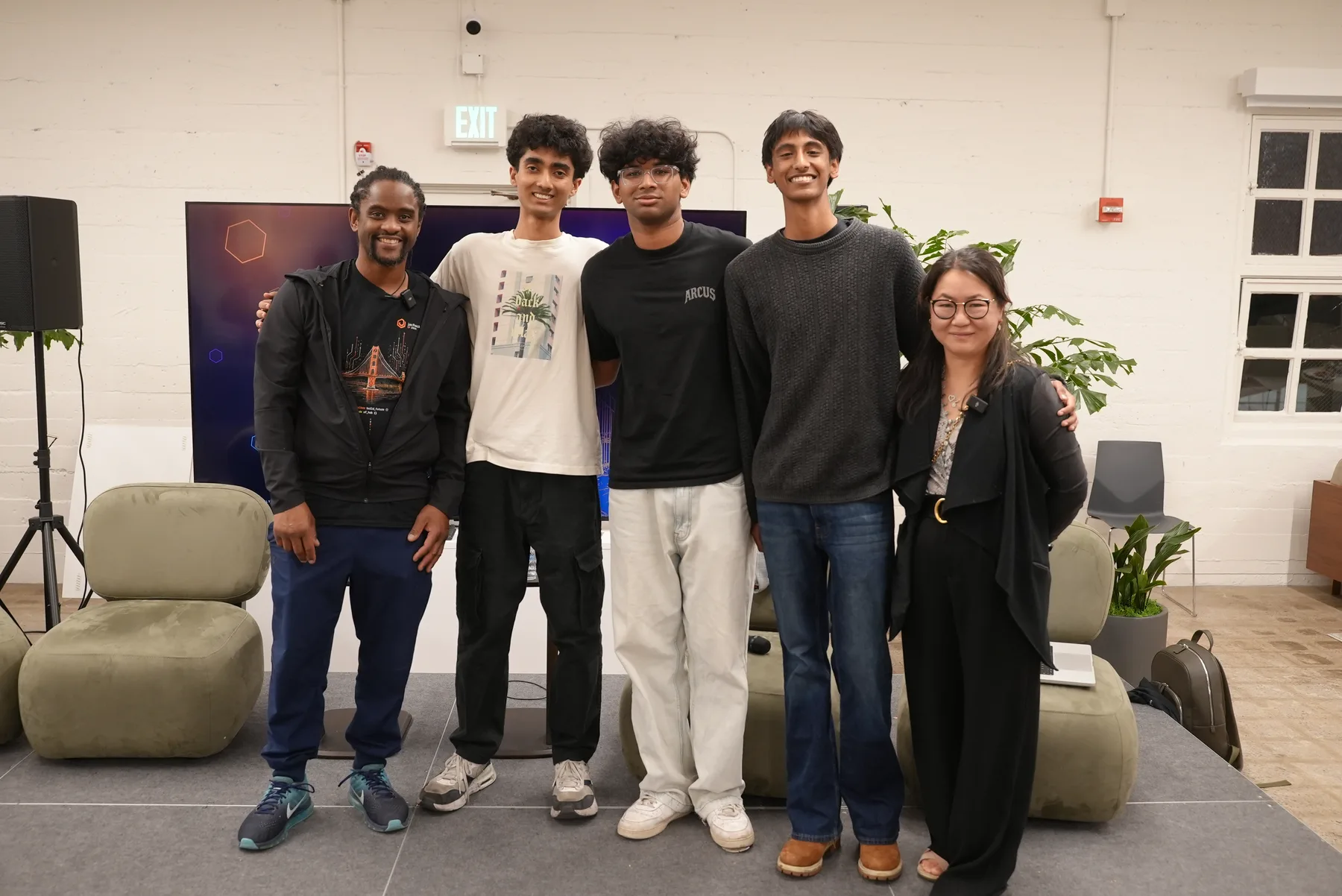 Winning team at JacHacks SF