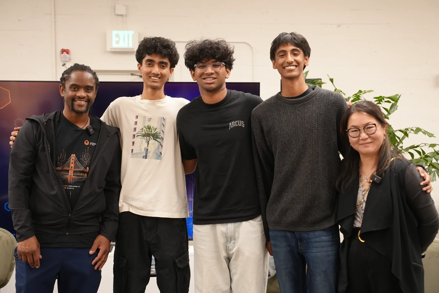 Winning team at JacHacks SF