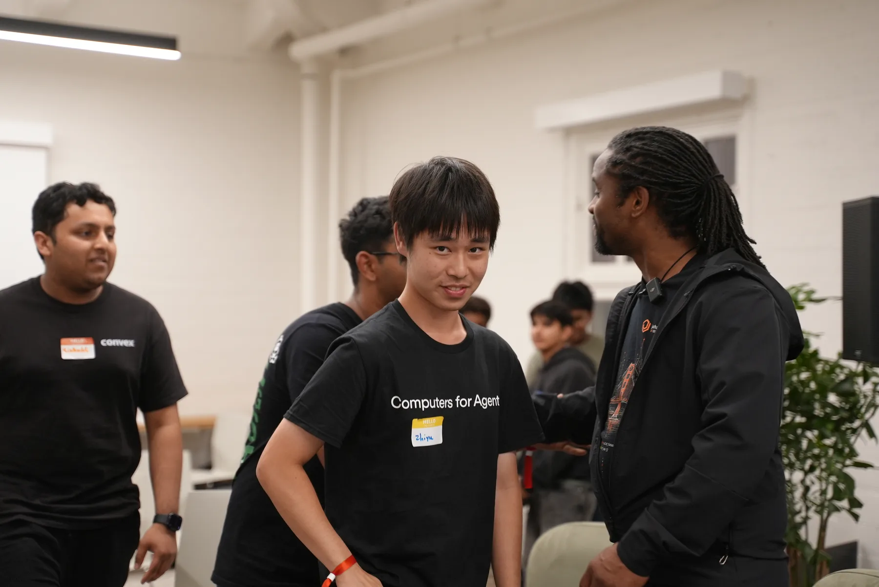 Organizers with a winning team