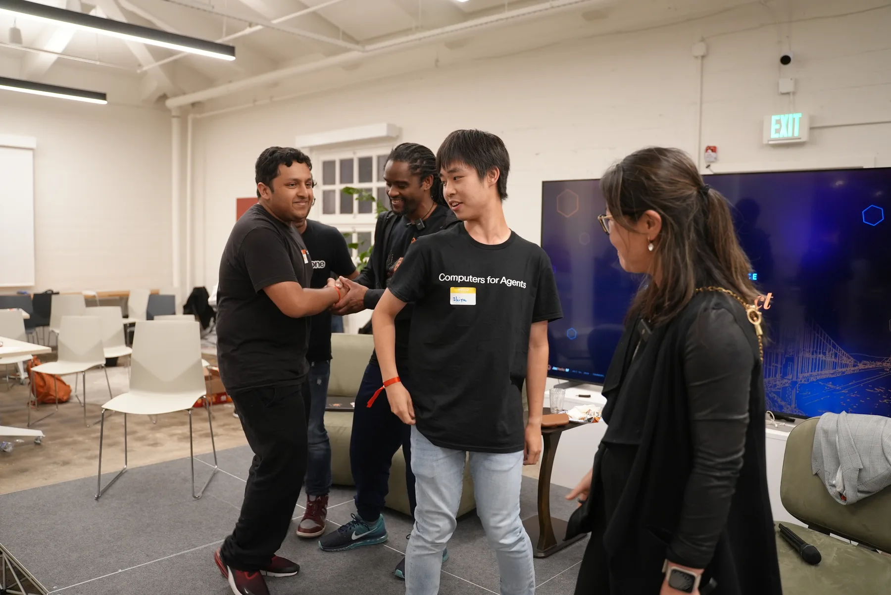 Celebrating at JacHacks SF