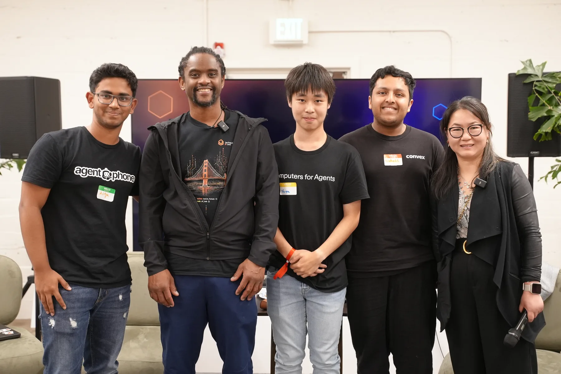 Winning team at JacHacks SF
