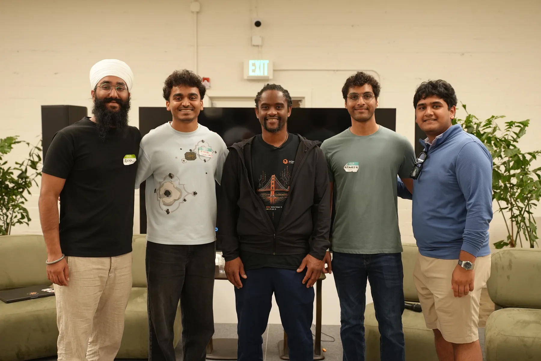 Winning team at JacHacks SF
