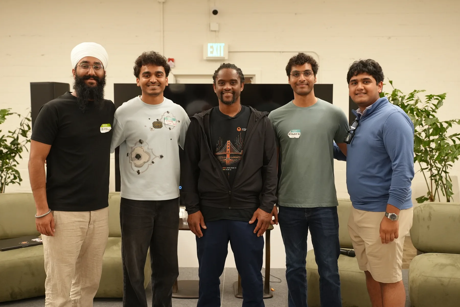 Winning team at JacHacks SF