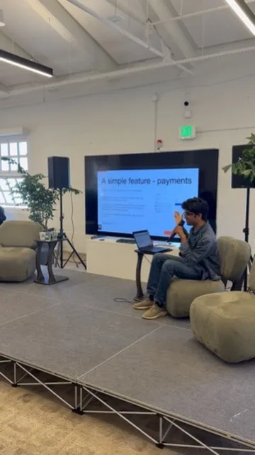 Speaker on payments at JacHacks SF